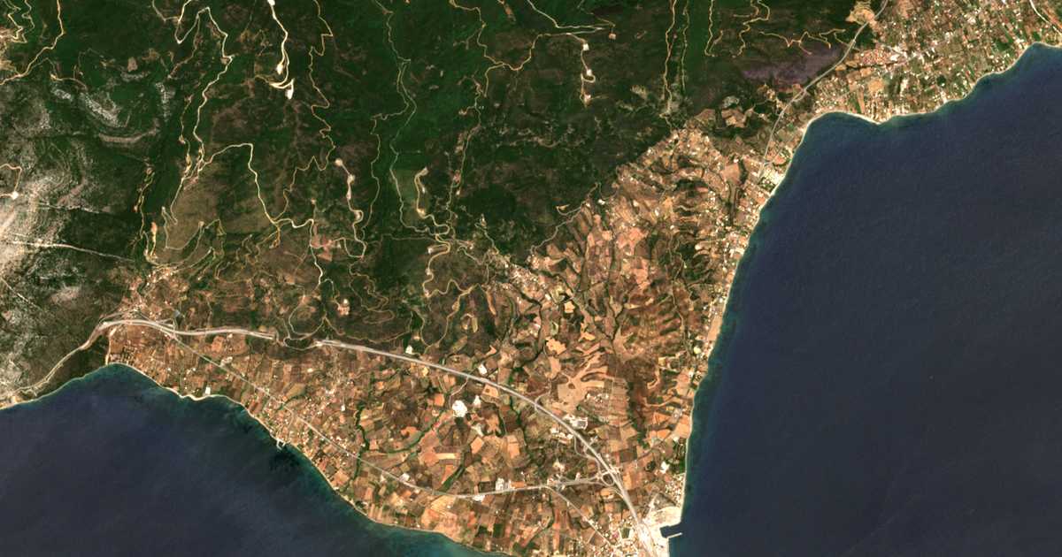 Carte satellite de Molýkrio