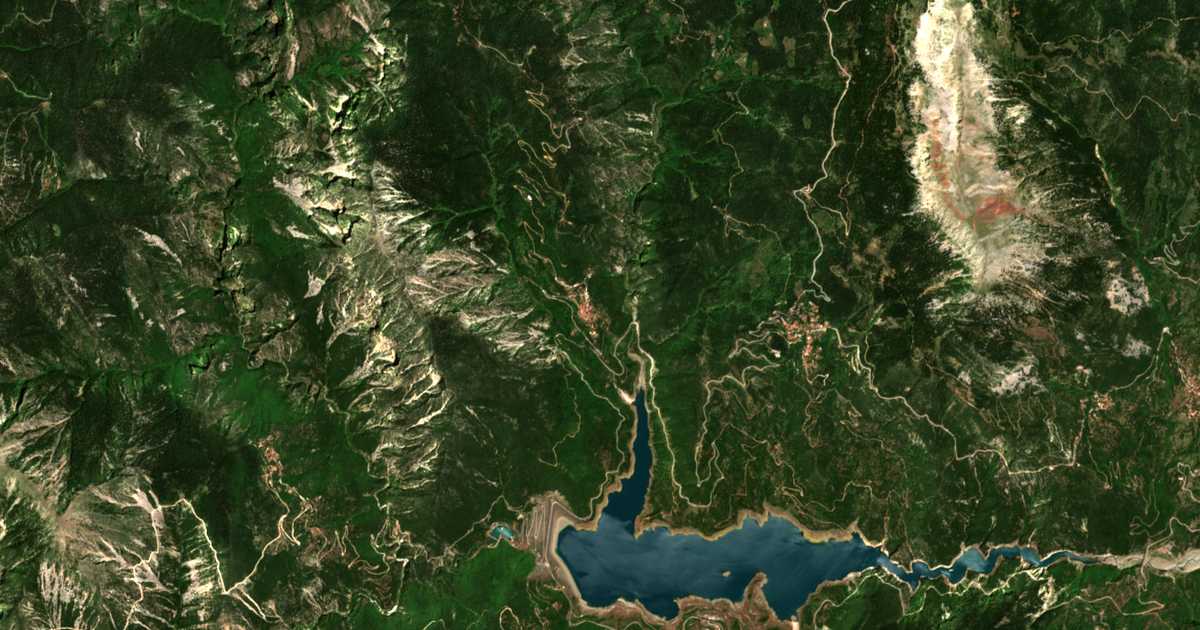 Carte satellite de Neochóri