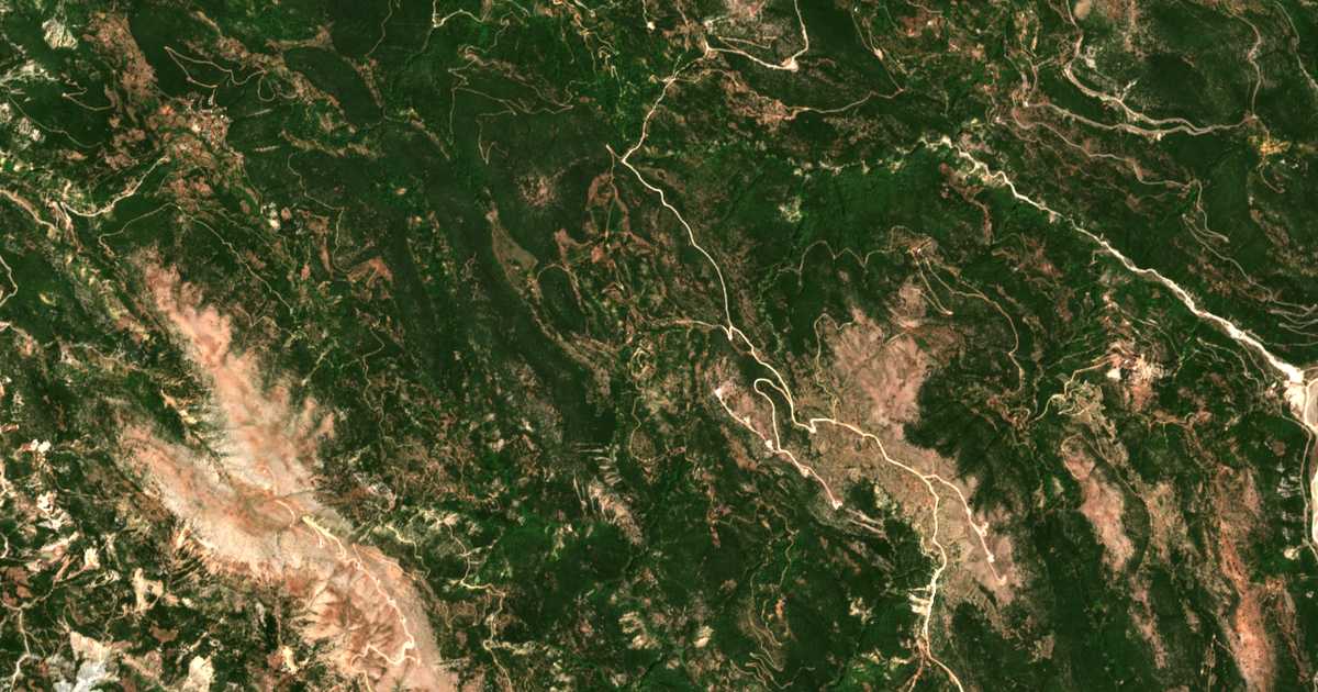 Carte satellite de Neókastro
