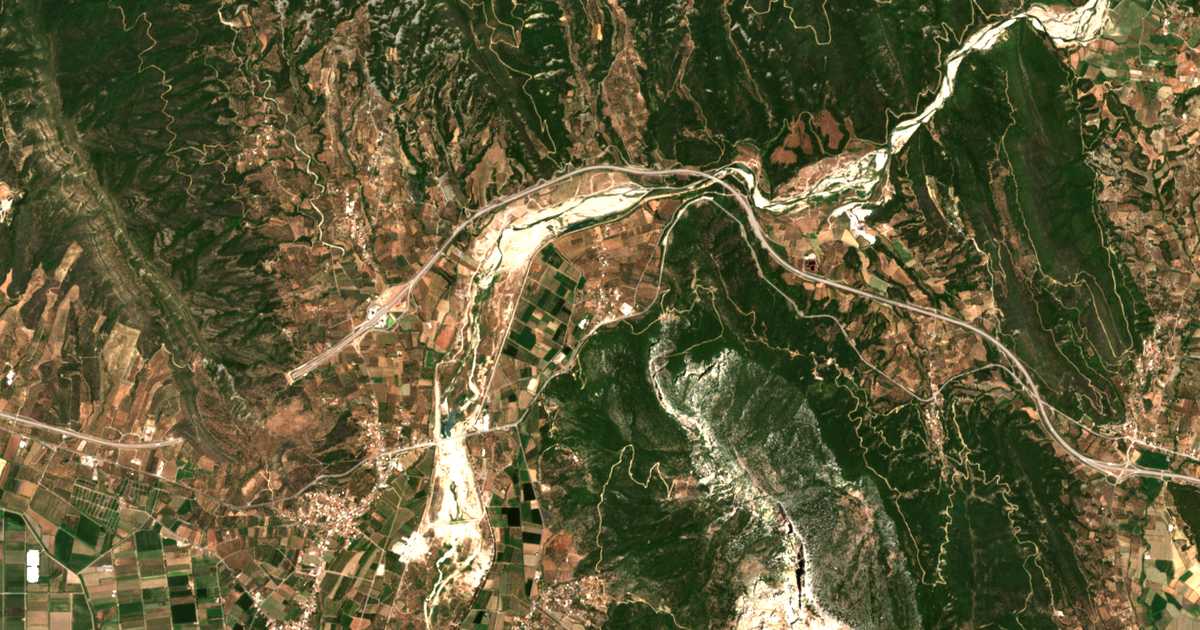 Carte satellite de Perithóri
