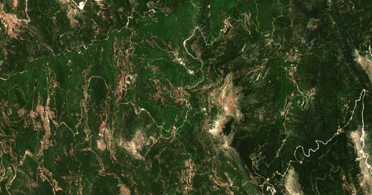 Carte satellite de Pokísta