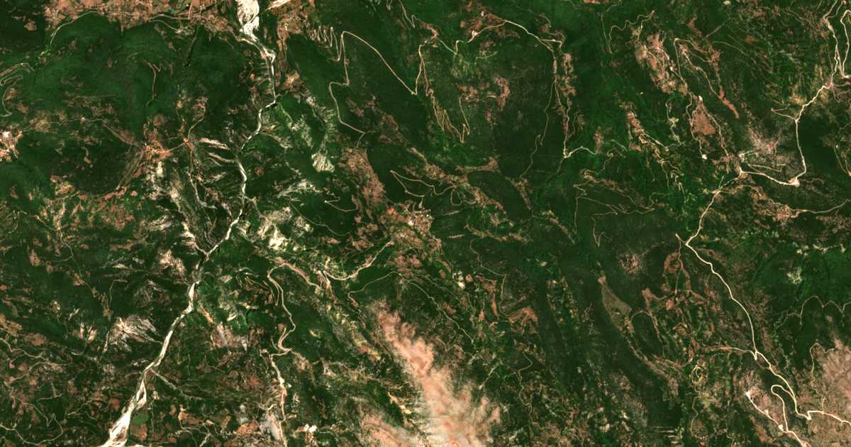 Carte satellite de Rigáni