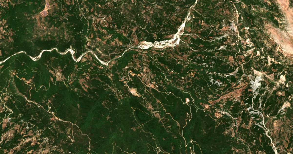 Carte satellite de Vlachomándra