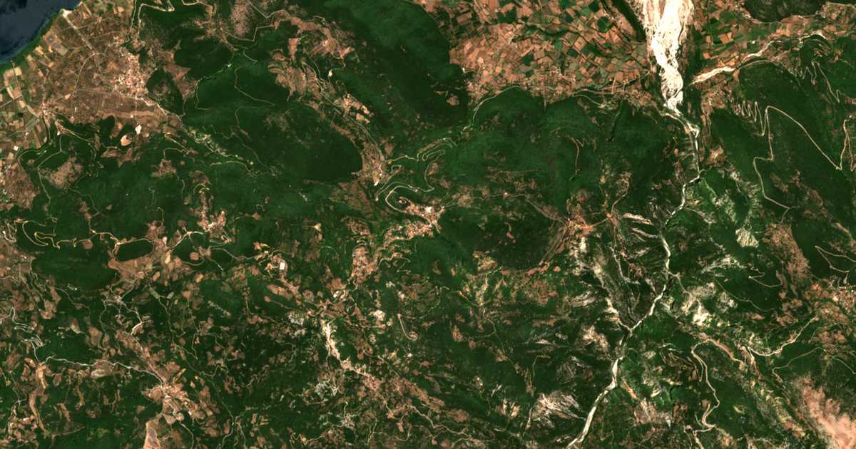 Carte satellite de Análipsi
