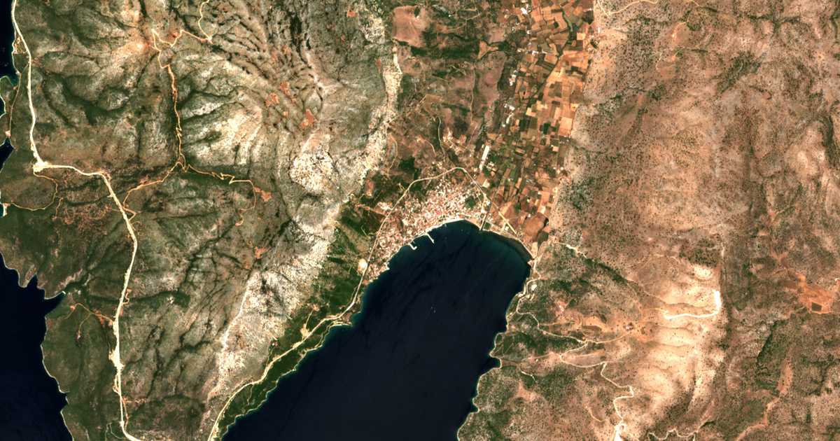 Carte satellite de Astakós