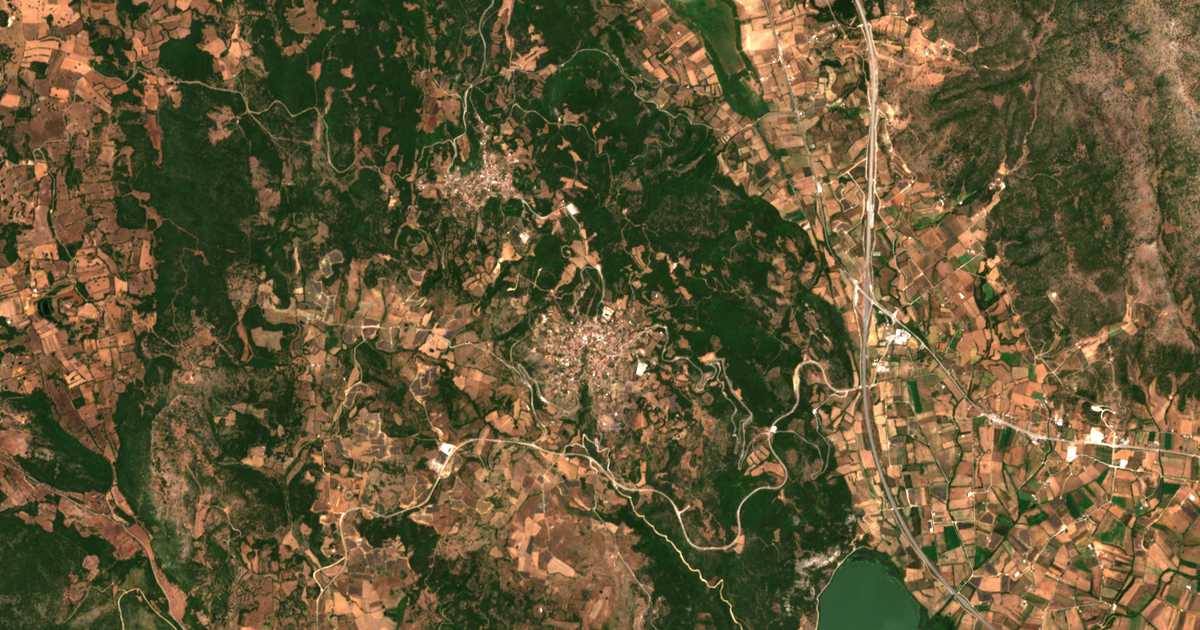 Carte satellite de Fytíes