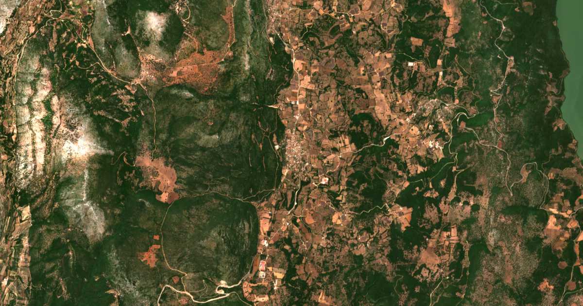 Carte satellite de Machairás