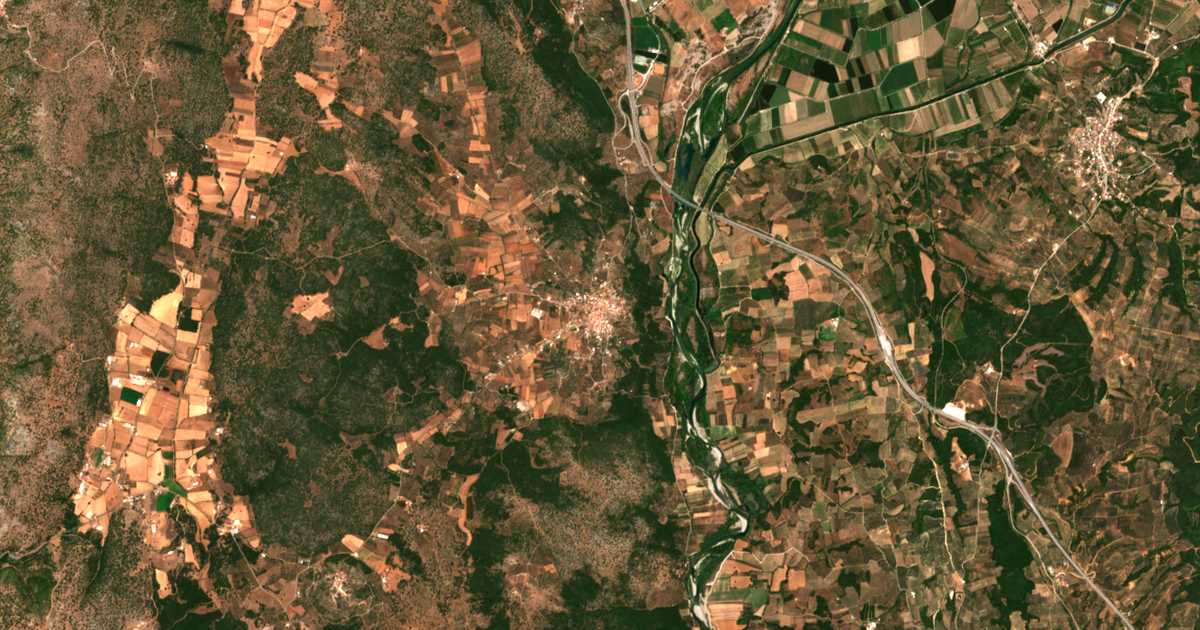 Carte satellite de Paleománina