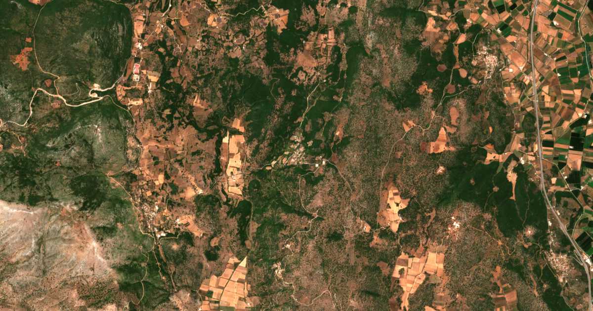 Carte satellite de Pródromos