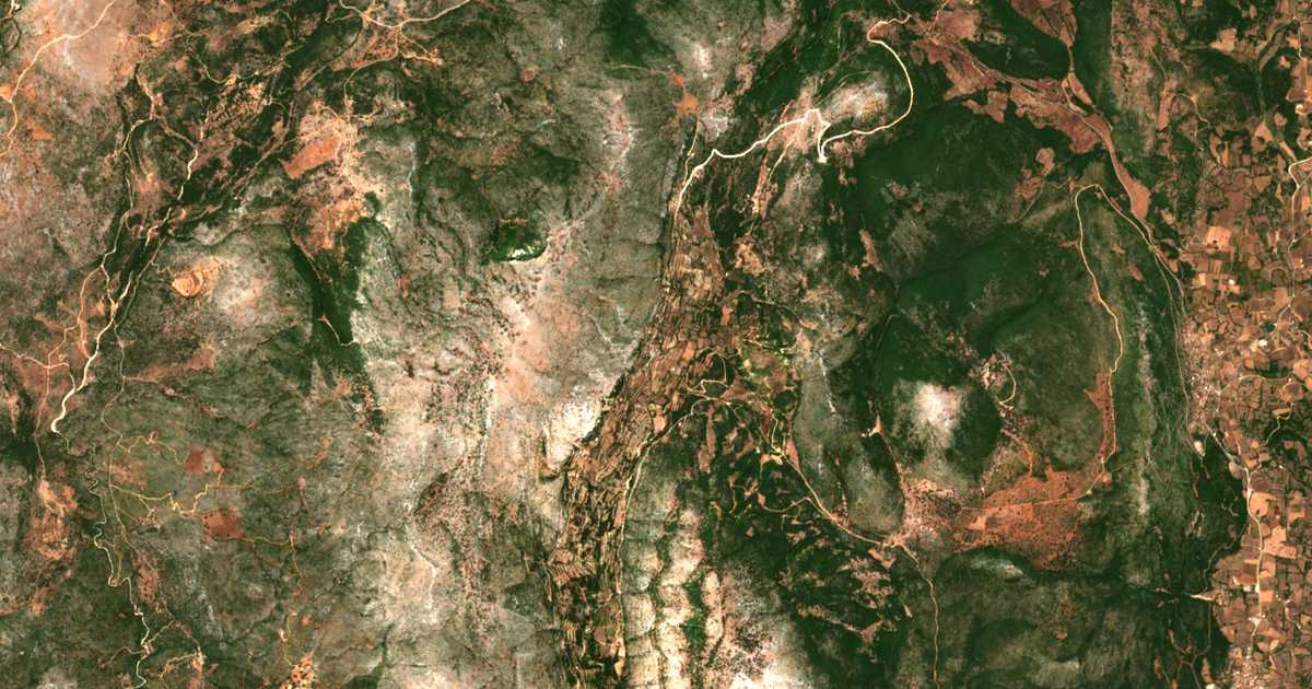 Carte satellite de Vlizianá
