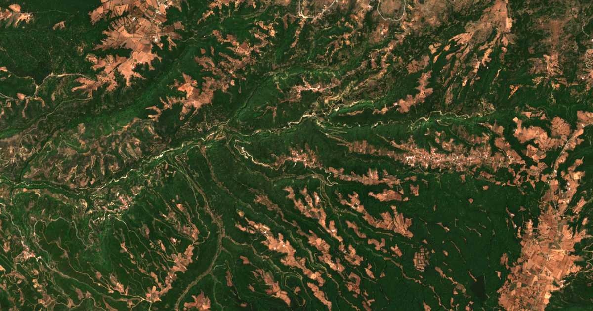 Carte satellite de Folói
