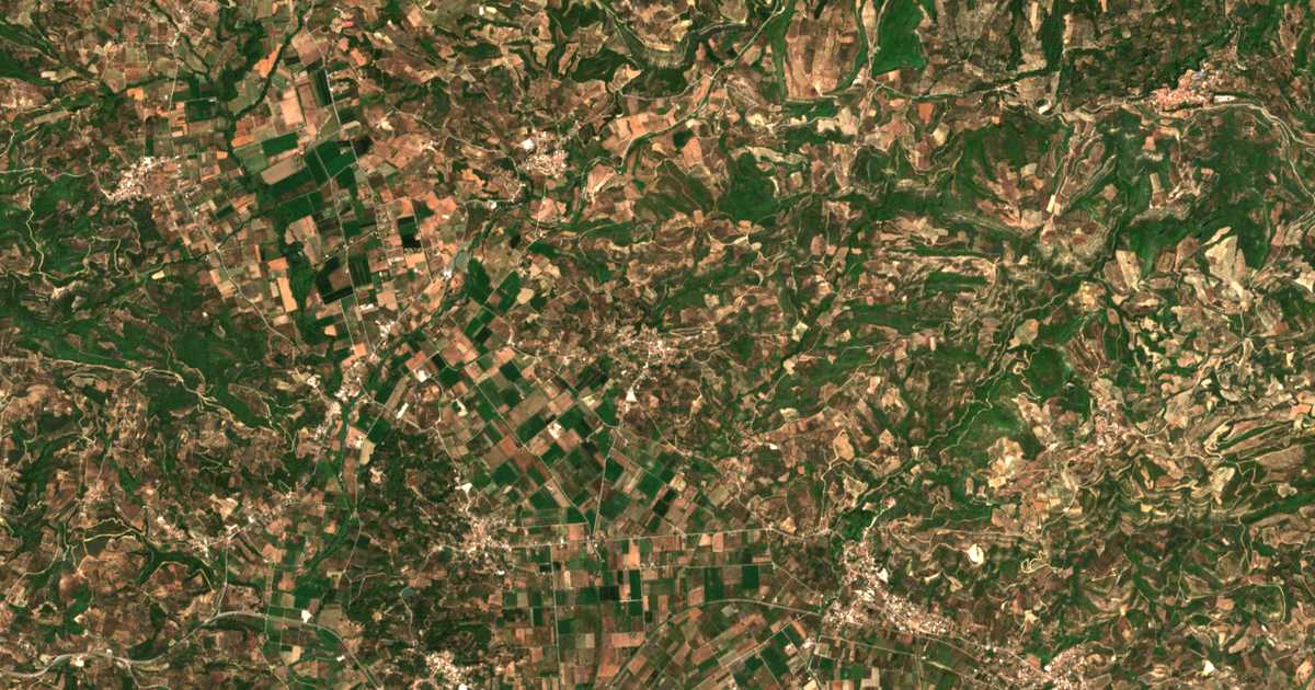 Carte satellite de Irákleia