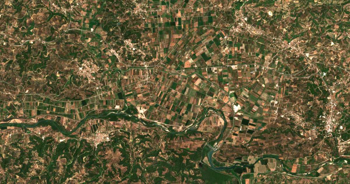 Carte satellite de Káto Stréfi