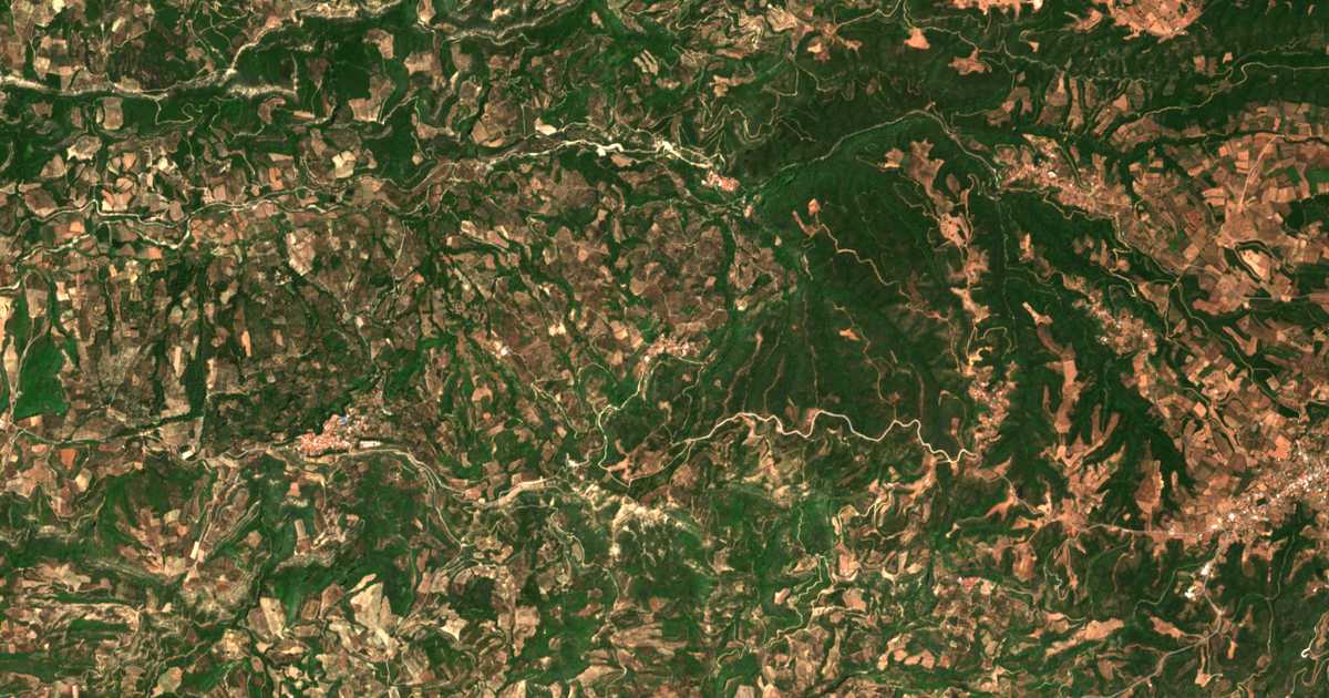 Carte satellite de Kryonérion