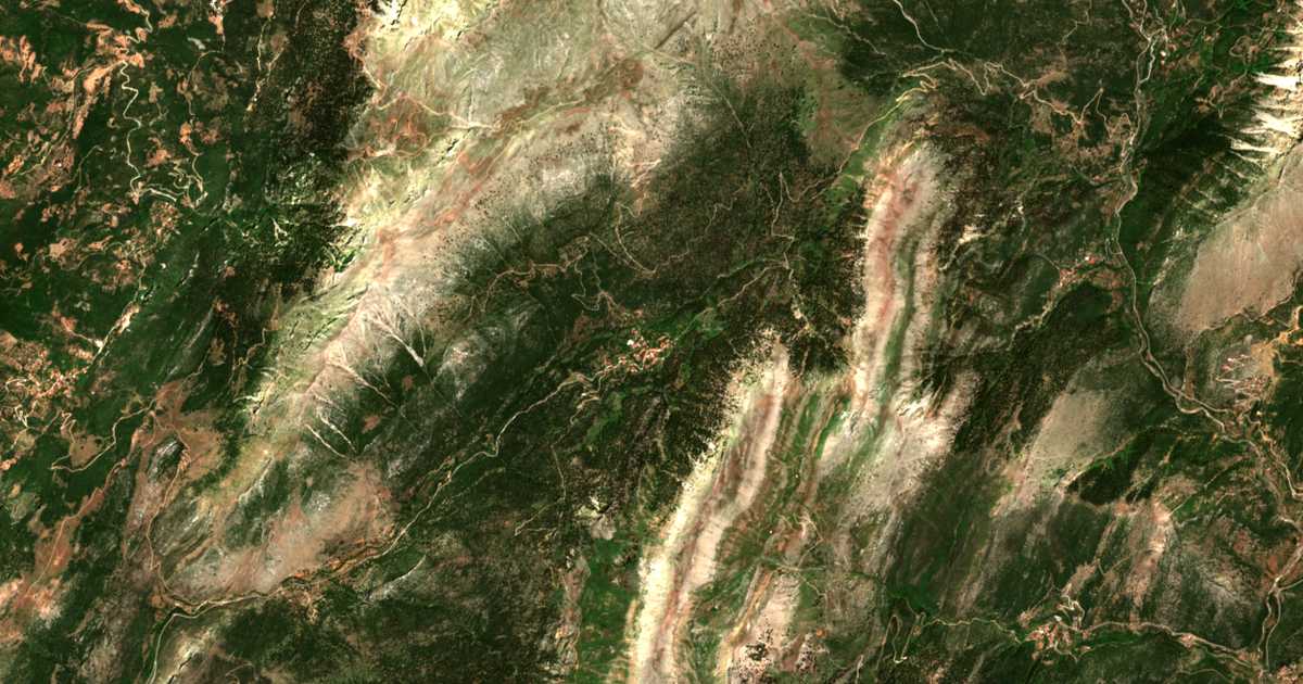 Carte satellite de Kryóvrysi