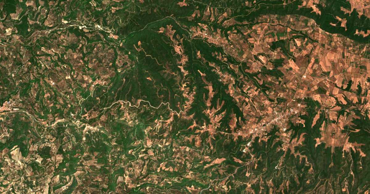 Carte satellite de Lásdikas