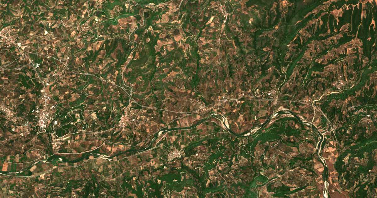 Carte satellite de Linariá