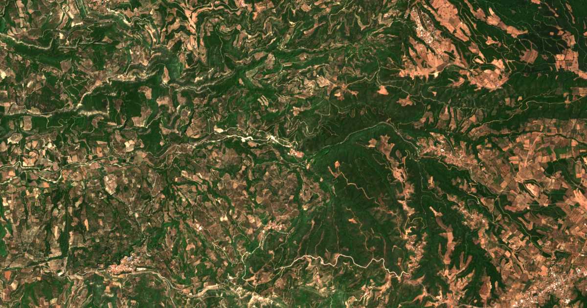 Carte satellite de Neráida