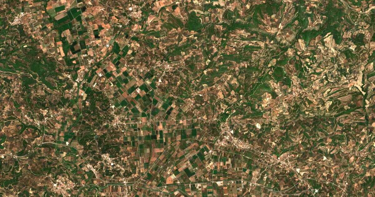 Carte satellite de Pournárion