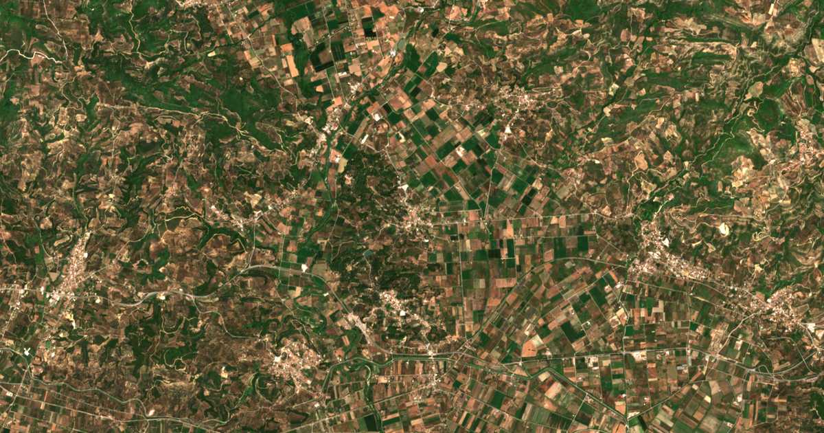 Carte satellite de Smíla