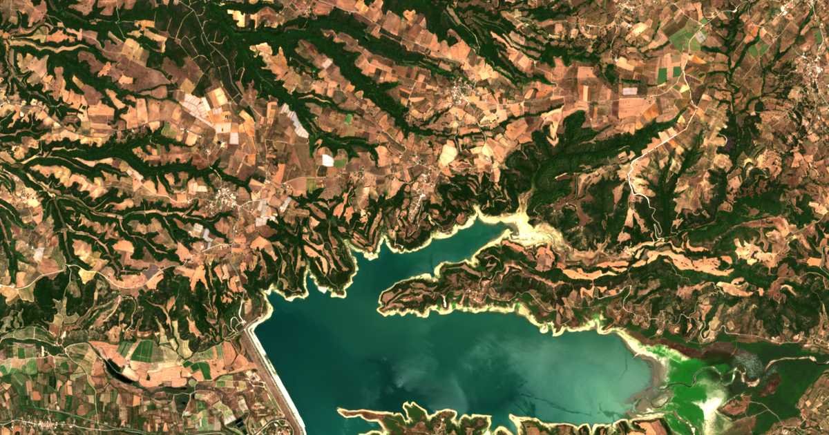 Carte satellite de Aetorráchi