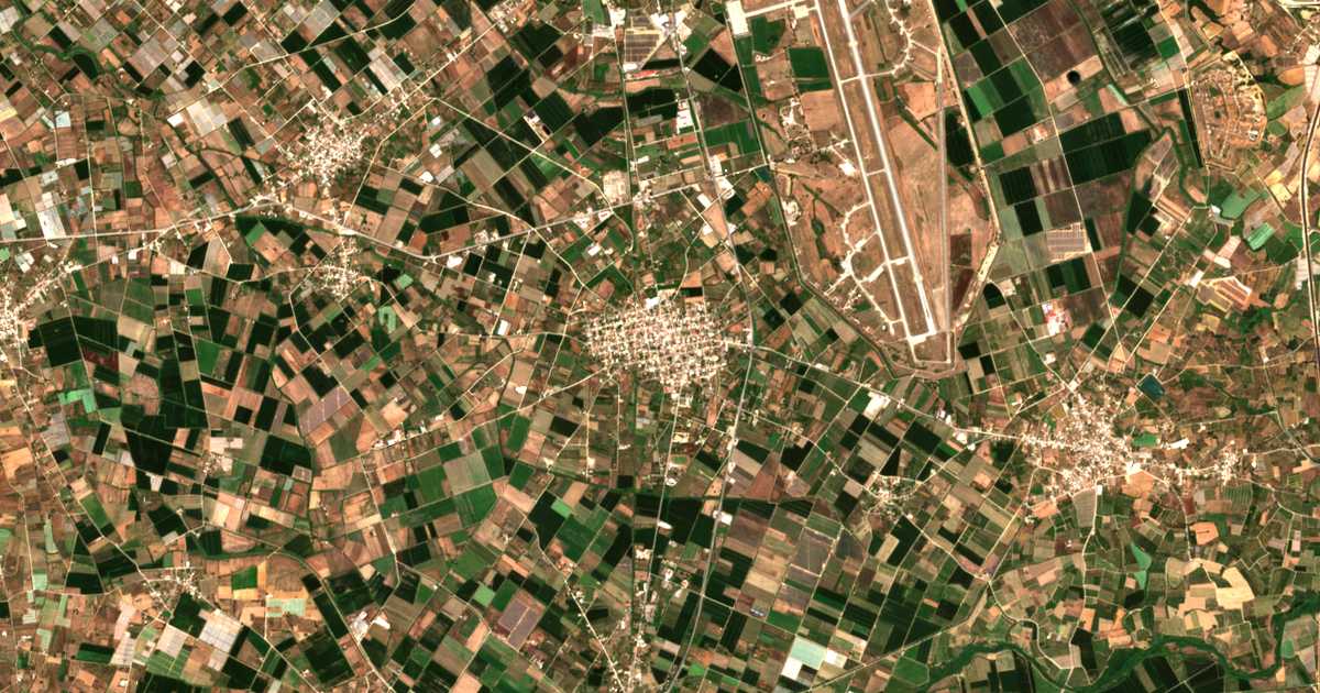 Carte satellite de Andravída