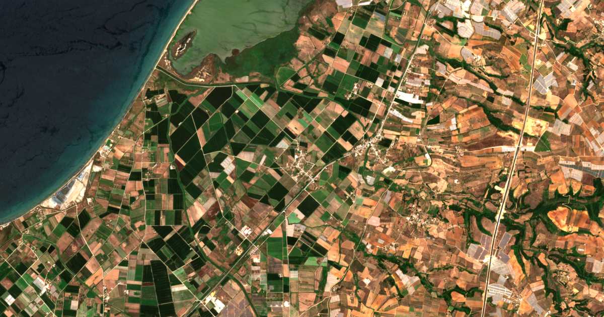 Carte satellite de Aretí