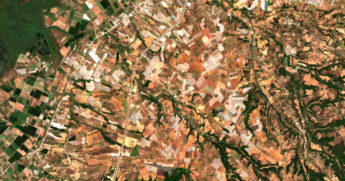 Carte satellite de Kapeléton