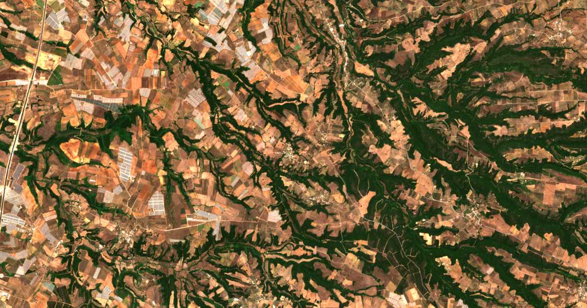 Carte satellite de Karavoulaíika