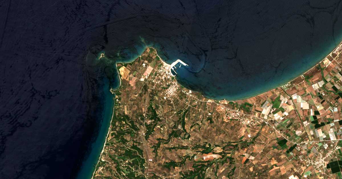 Carte satellite de Kato Panagia