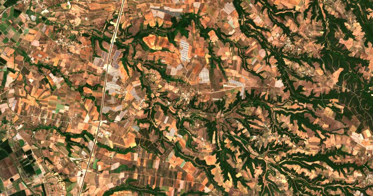 Carte satellite de Mélissa