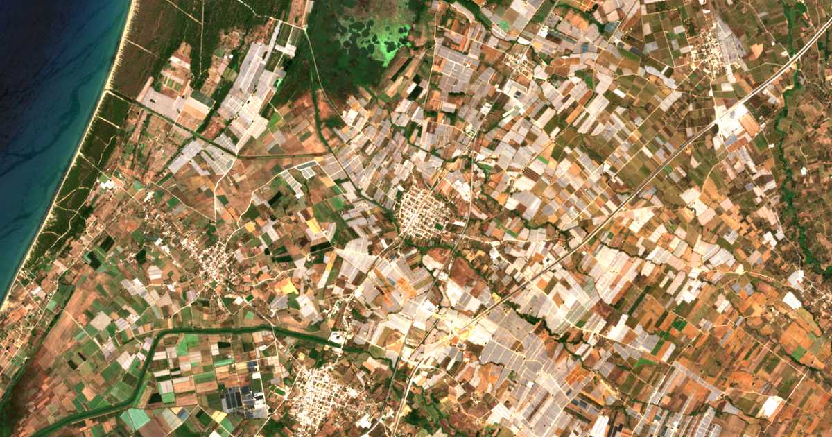 Carte satellite de Néa Manolás