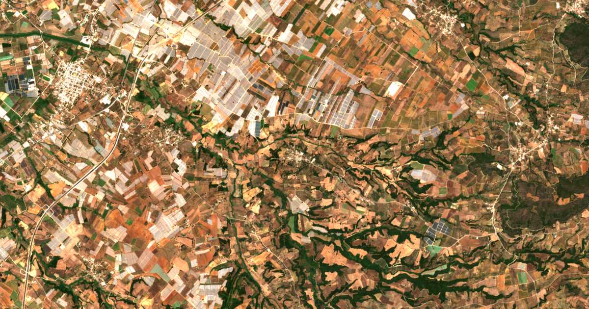 Carte satellite de Neápolis