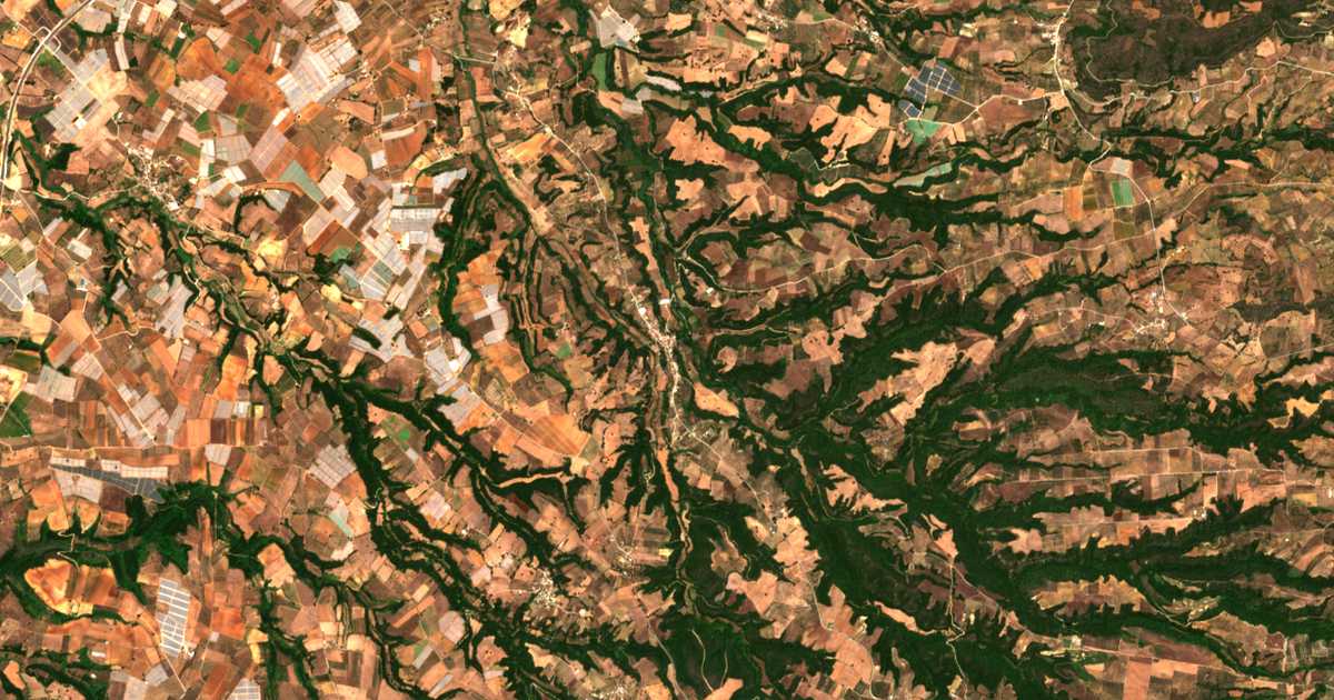 Carte satellite de Nisíon