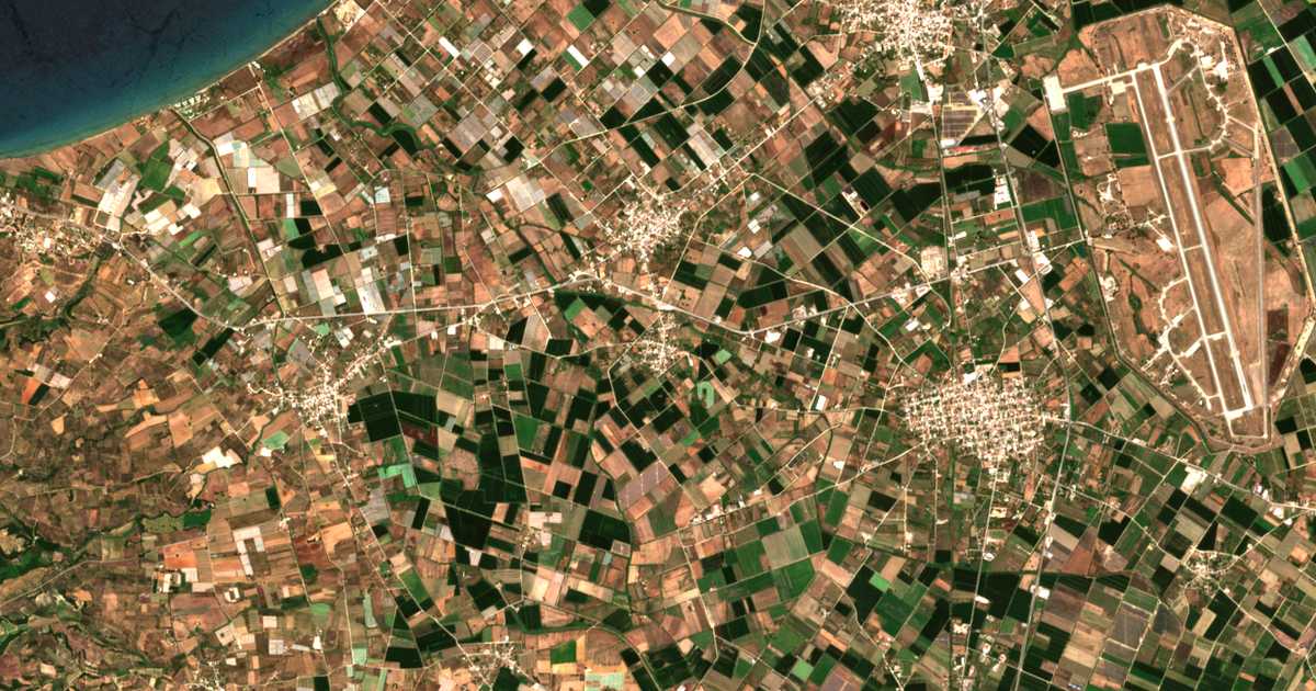 Carte satellite de Stroúsion
