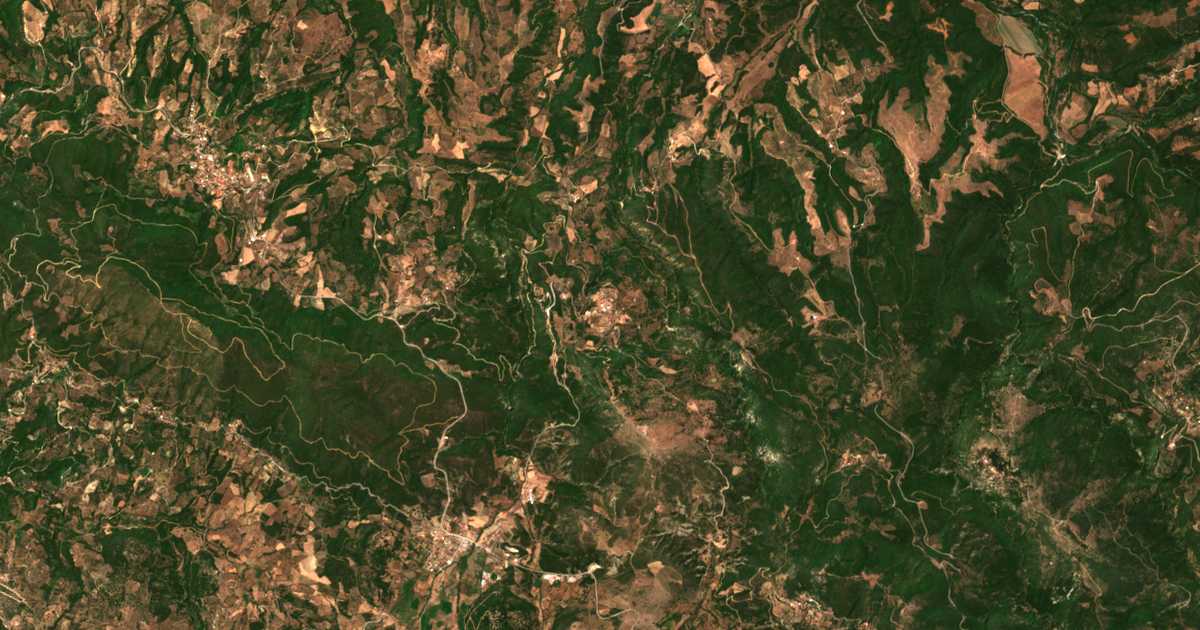 Carte satellite de Alífira