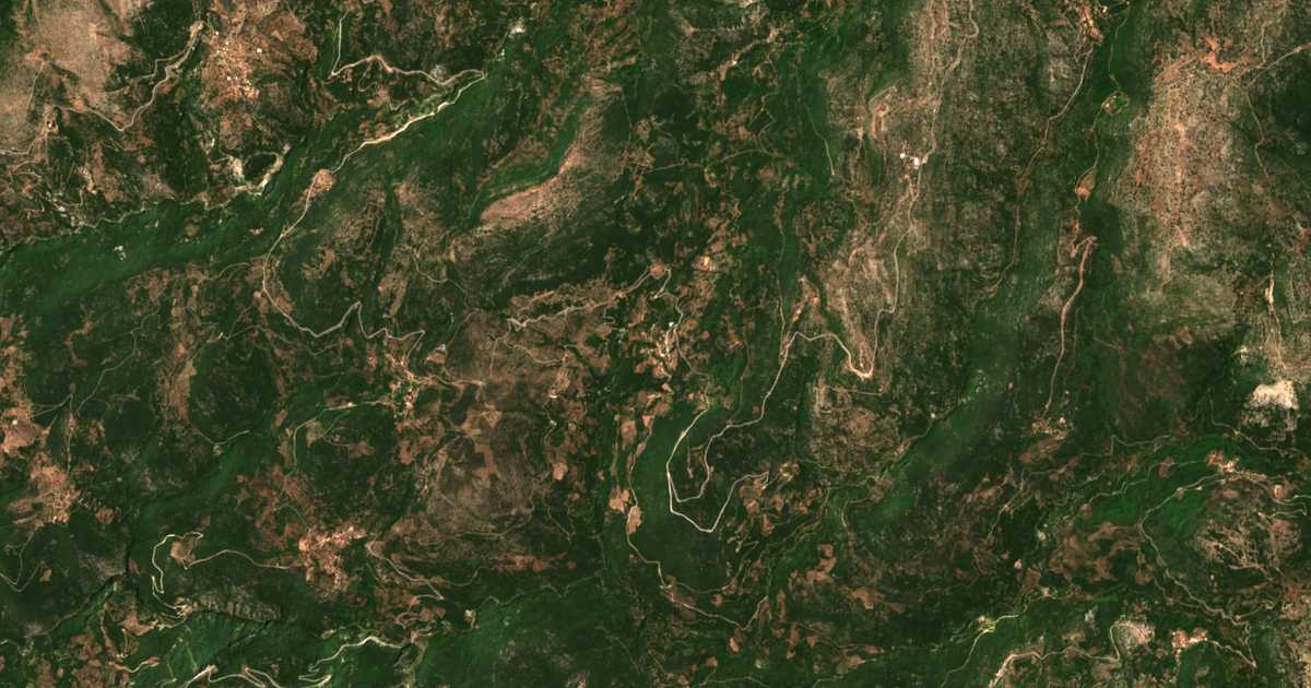 Carte satellite de Dragógion