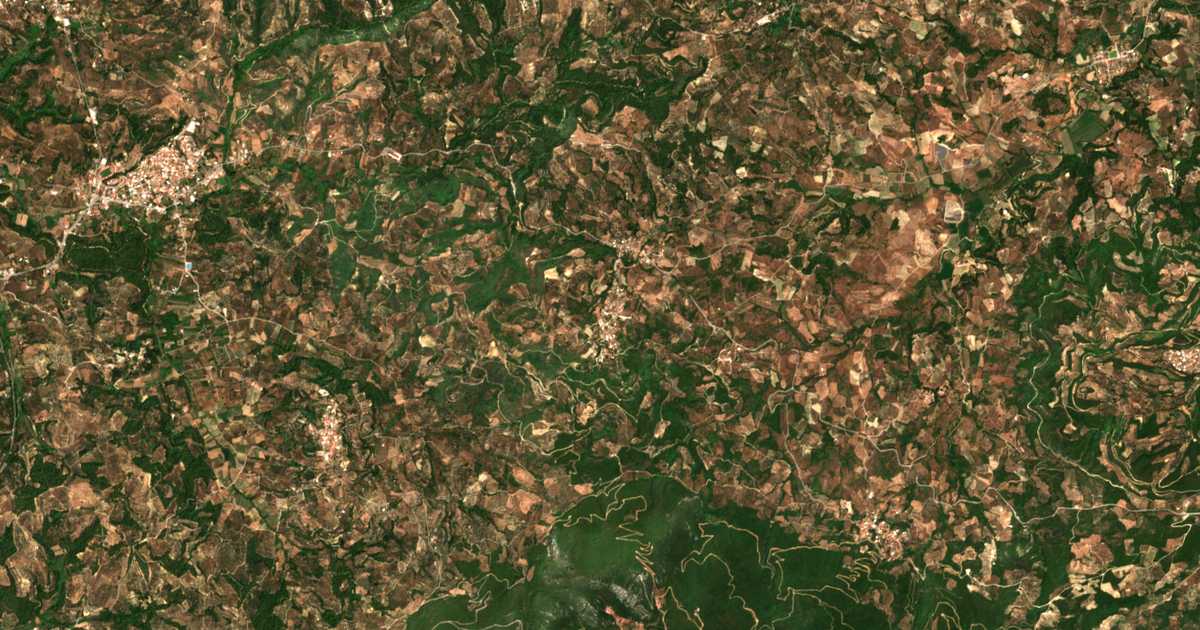 Carte satellite de Grýllos