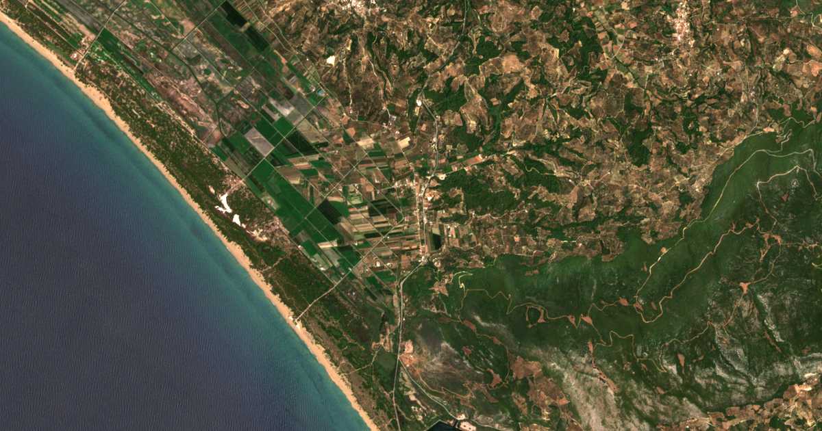 Carte satellite de Káto Samikó