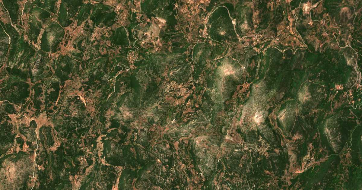 Carte satellite de Krána