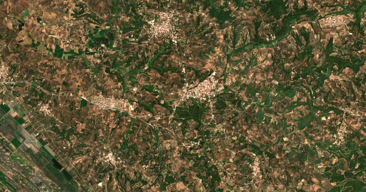 Carte satellite de Moschoúla