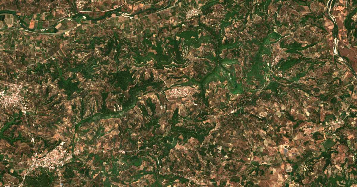 Carte satellite de Néa Skillountía