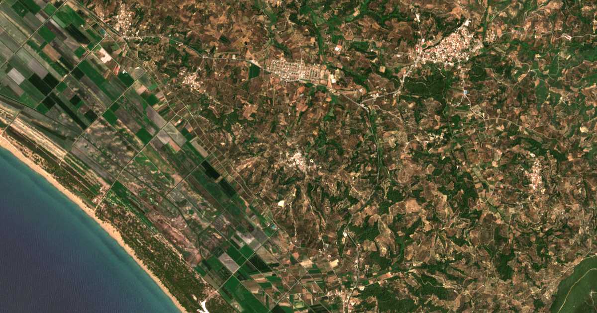 Carte satellite de Samikón