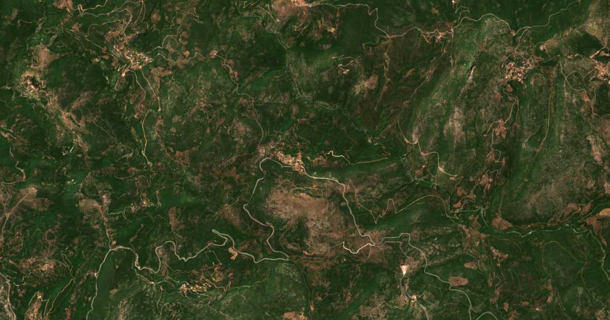 Carte satellite de Theisóa