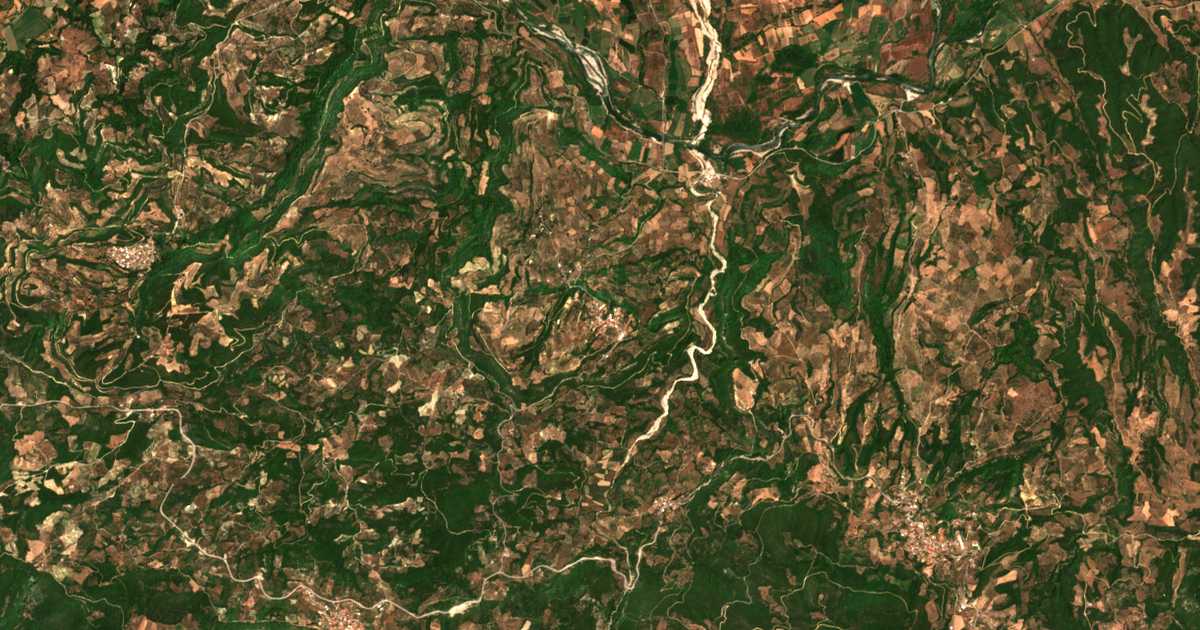 Carte satellite de Trypití
