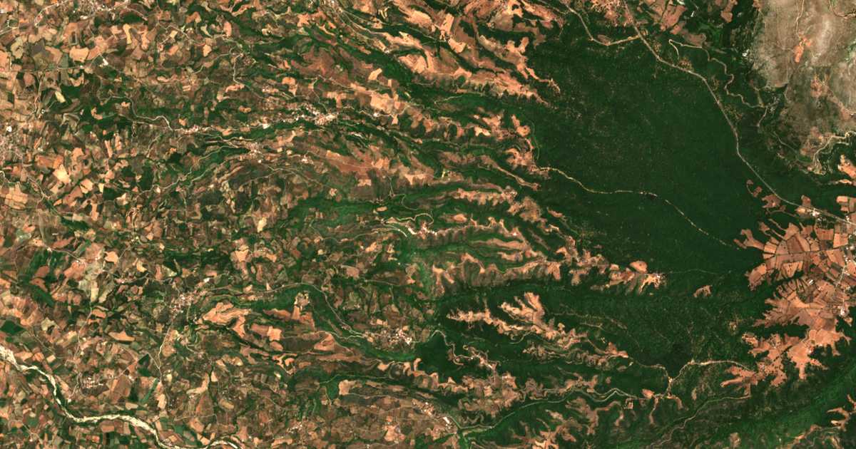 Carte satellite de Ágnanta