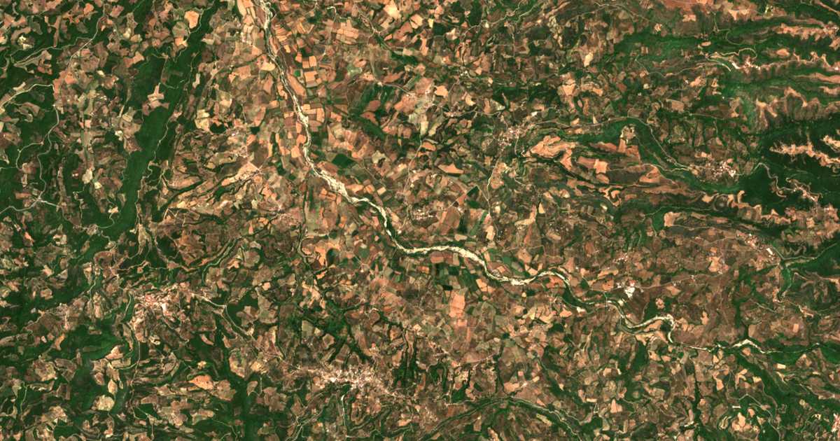 Carte satellite de Akropotamiá