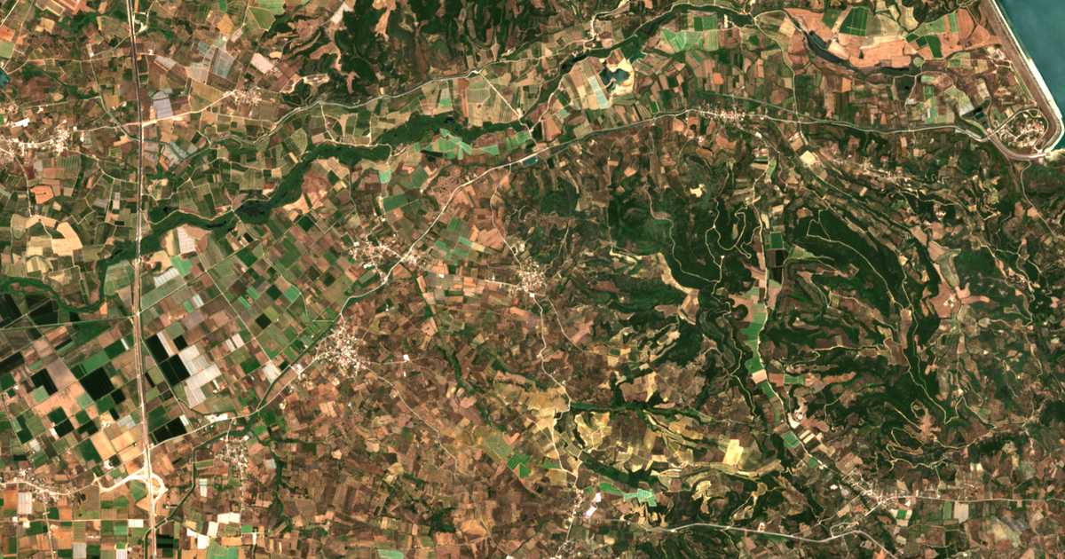 Carte satellite de Archaía Ílida