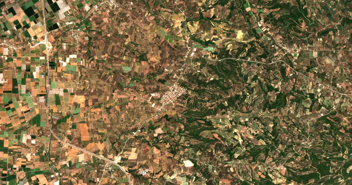 Carte satellite de Chavárion