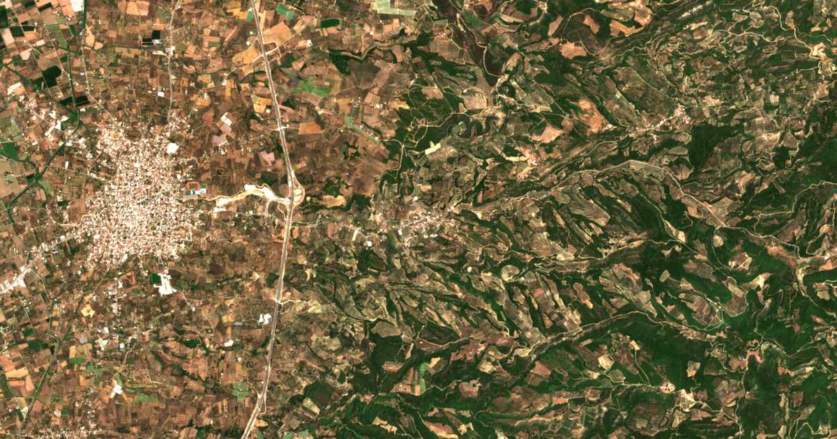 Carte satellite de Gerákion